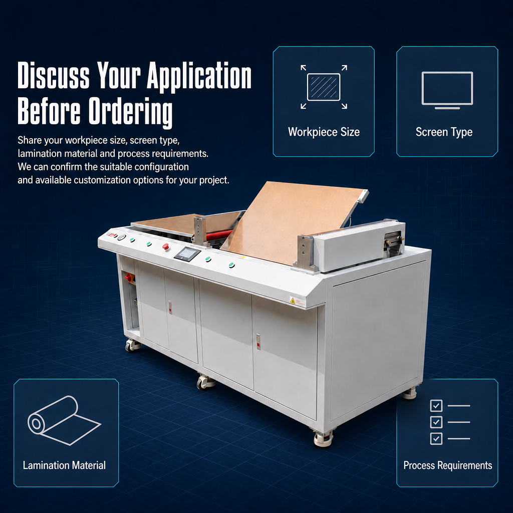 The 400×600 OCA/SCA Film Laminating Machine