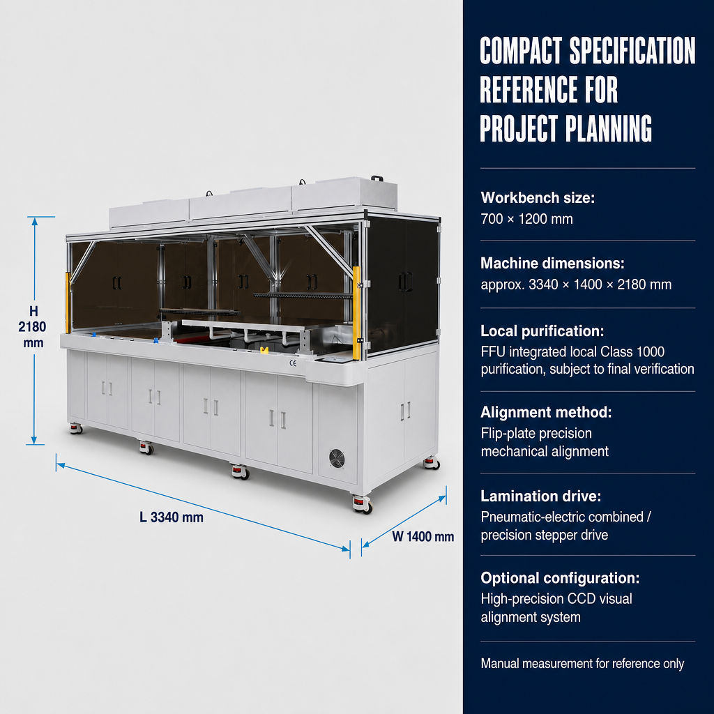 700×1200 Industrial FFU Flip-Type Film Laminating Machine
