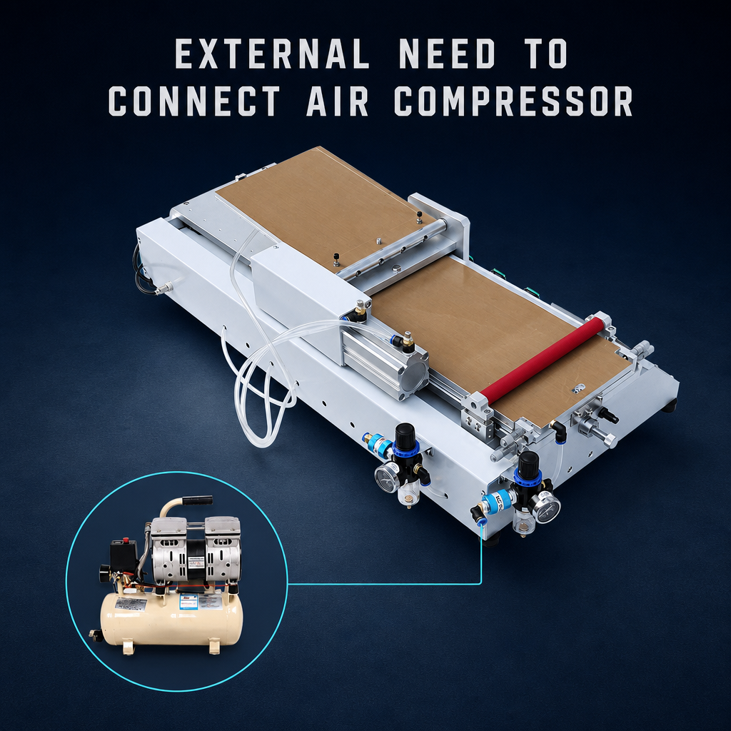 The 300×400 Flip-Plate Lower Roller Film Laminating Machine