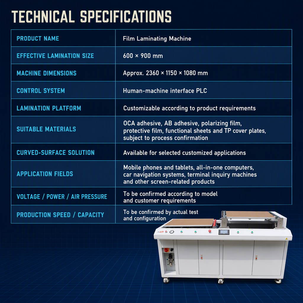 The 600×900 Film Laminating Machine (Model 9TU-M068D)