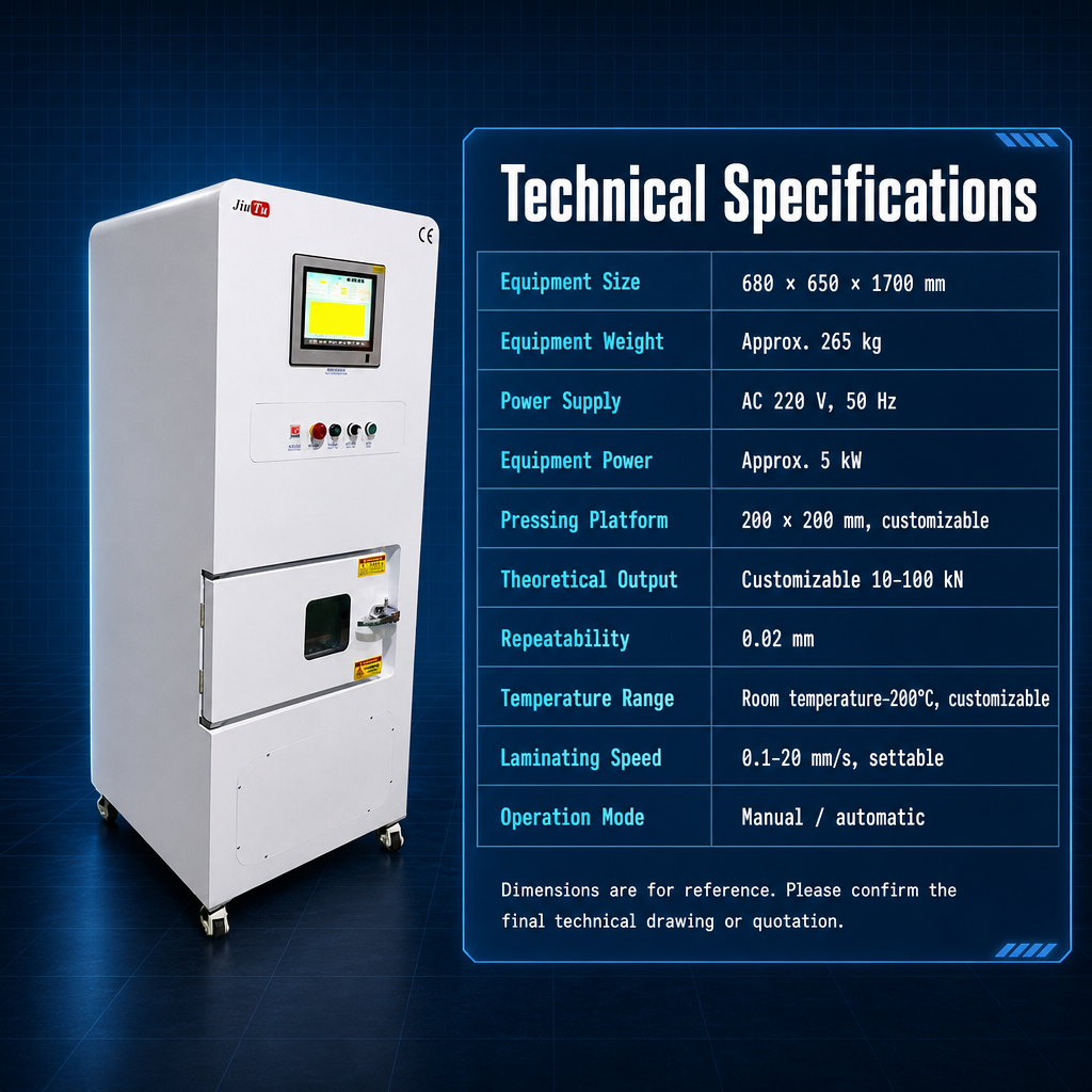 Servo High Temperature Laminator user manual 200x200