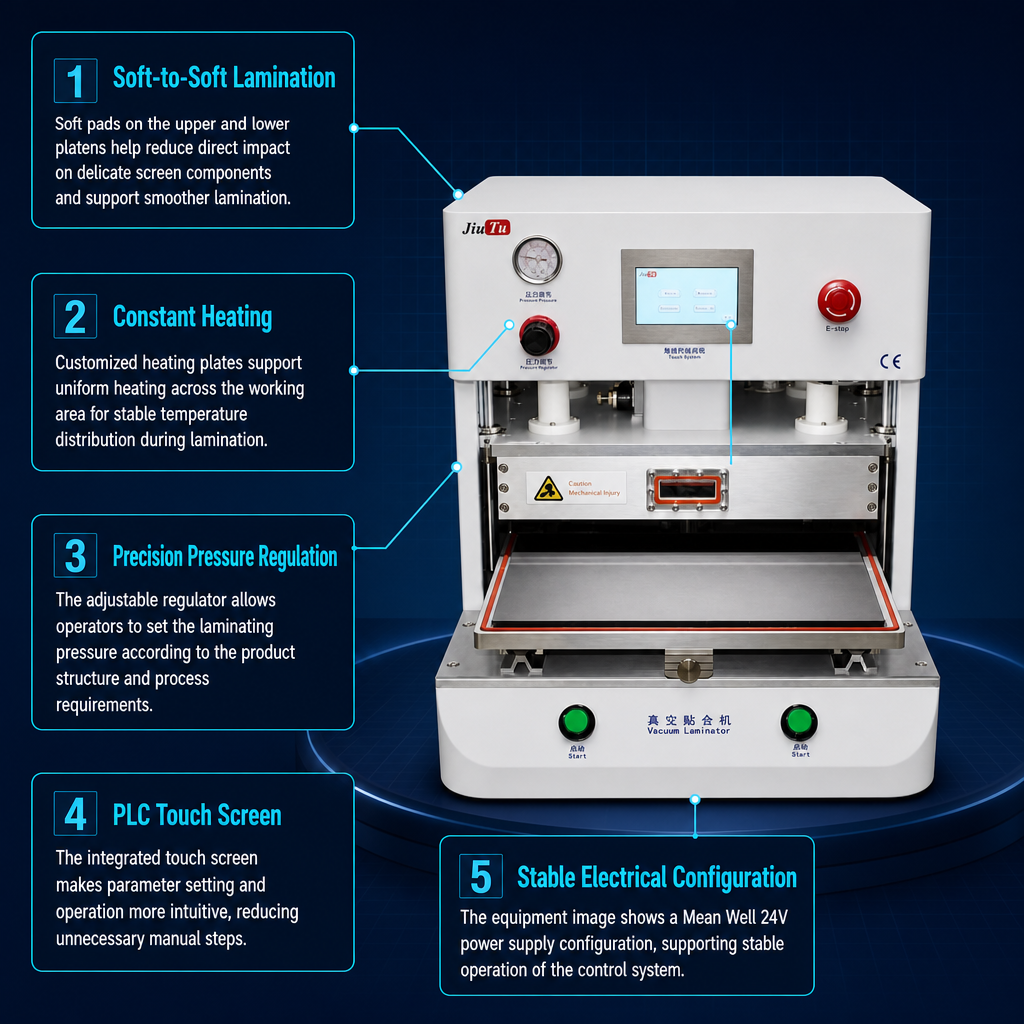 16inch vacuum laminating machine
