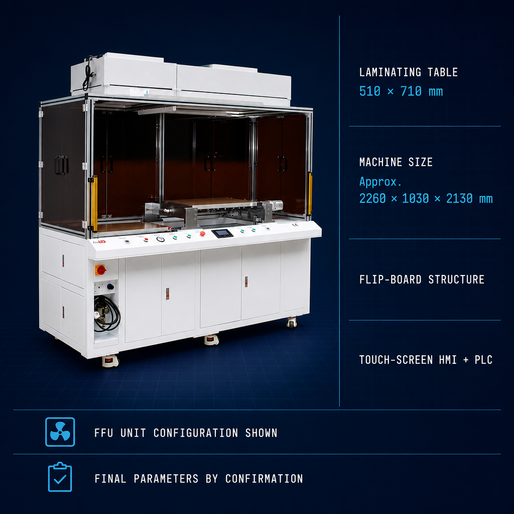 510×710 Film Laminating Machine with FFU
