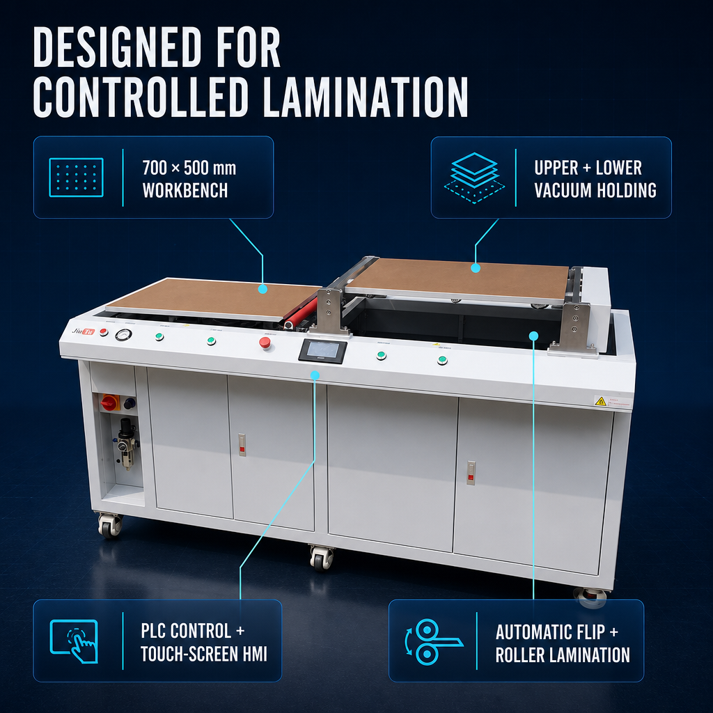 The 500×700 Film Laminating Machine (Model 9TU-M068C)