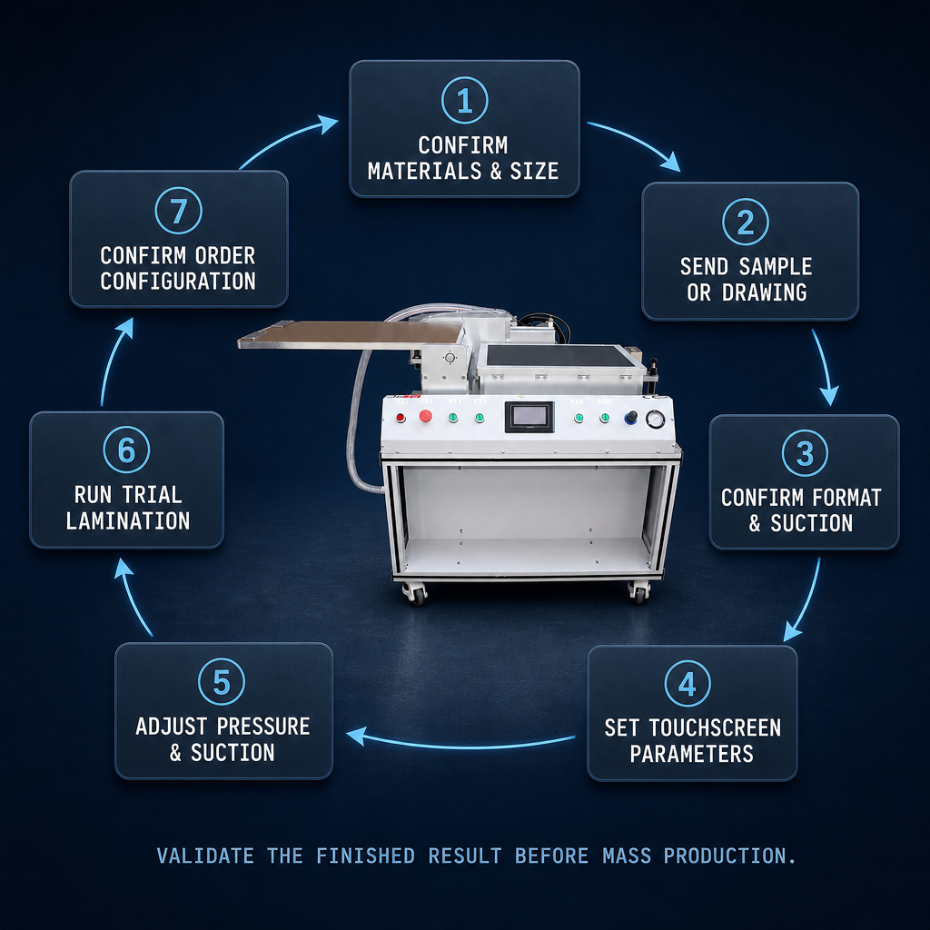 The 300×400 Mesh Film Laminating Machine