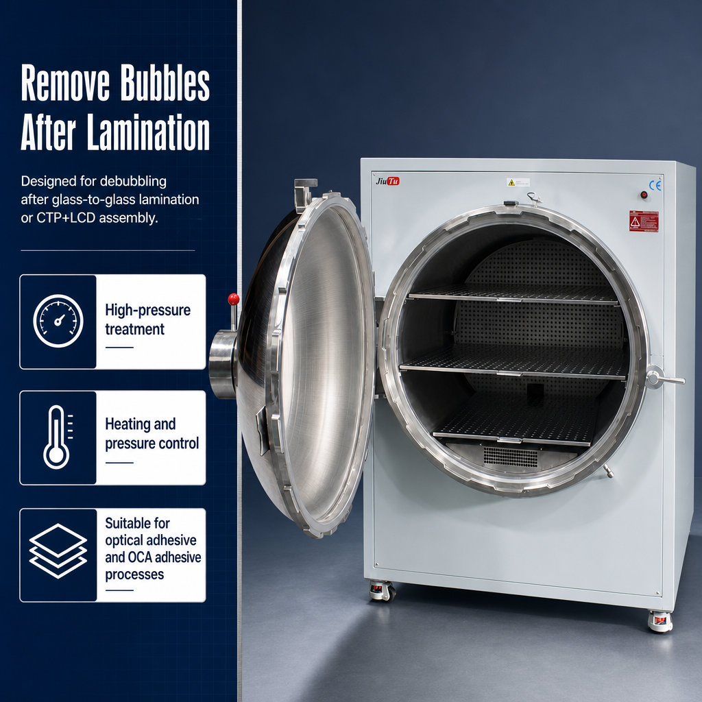 800×1200mm Stainless Steel Bubble Remover Machine