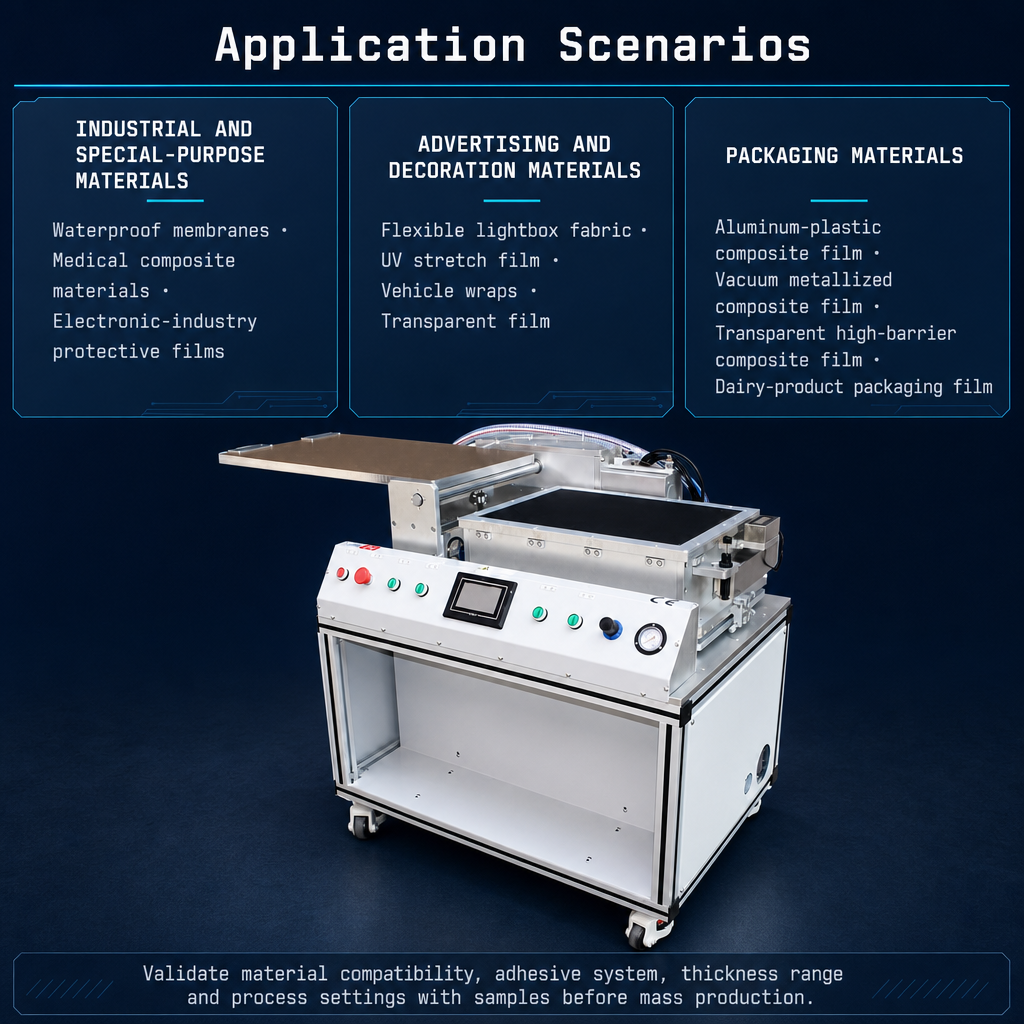 The 300×400 Mesh Film Laminating Machine