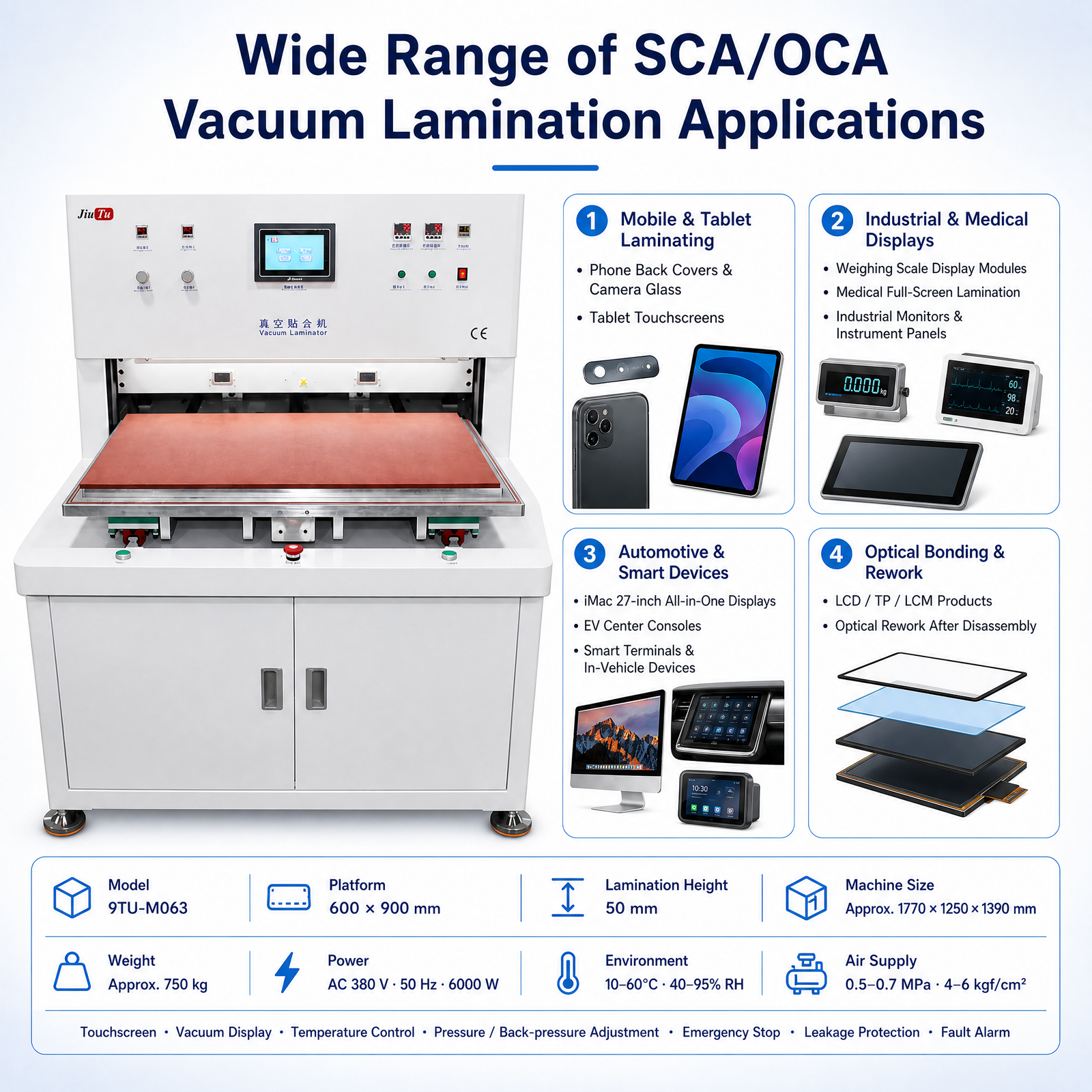 600X900 Vacuum laminating machine