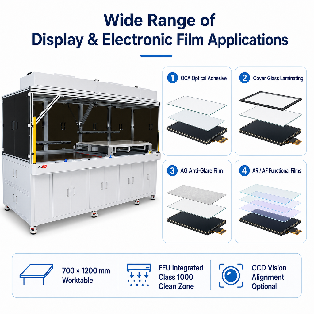 700×1200 Industrial FFU Flip-Type Film Laminating Machine