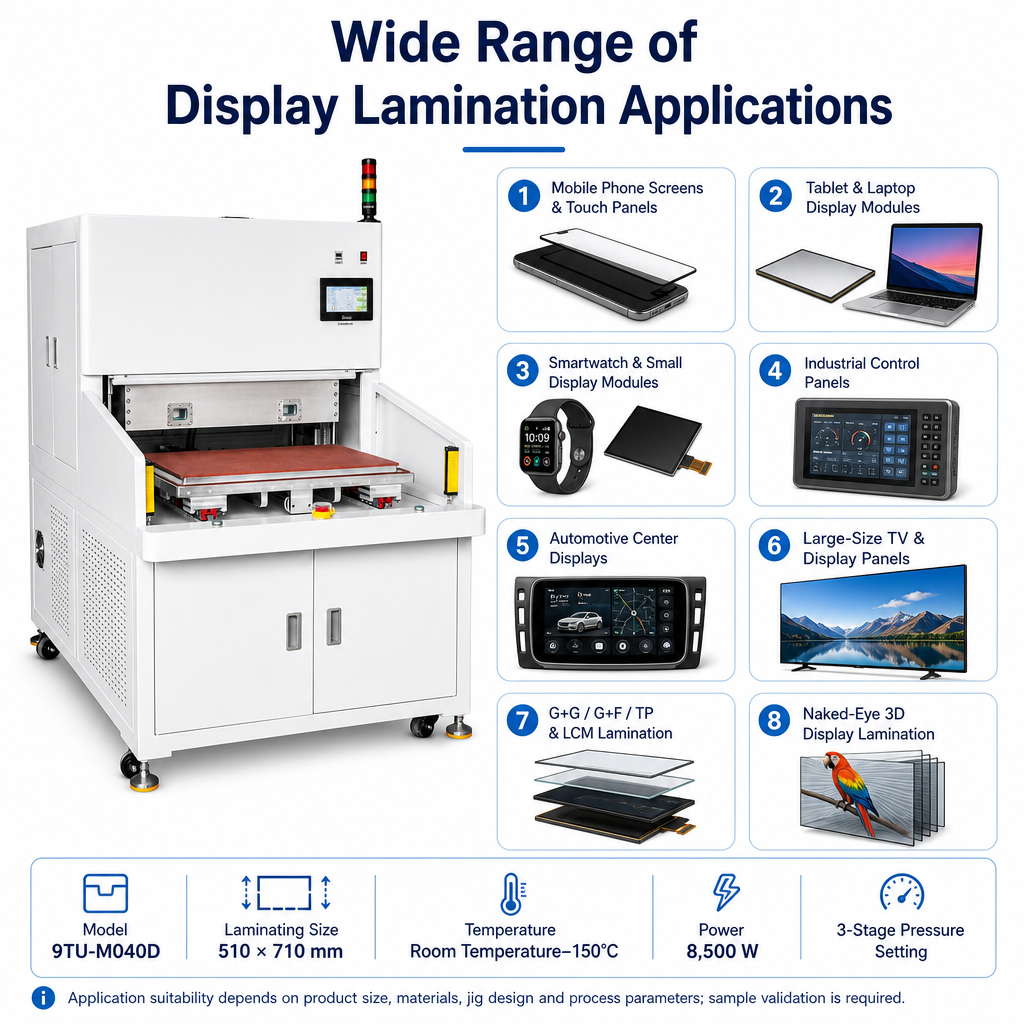 9TU-M040D industrial lamination processes