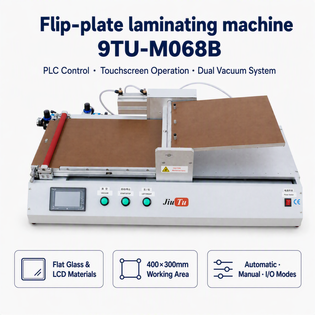 The 300×400 Flip-Plate Lower Roller Film Laminating Machine