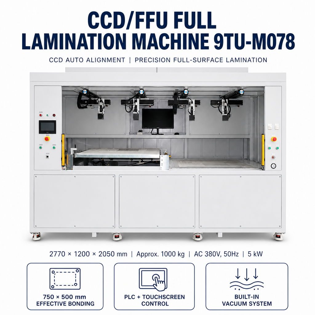 The 750×500 Laminating Machine with CCD/FFU