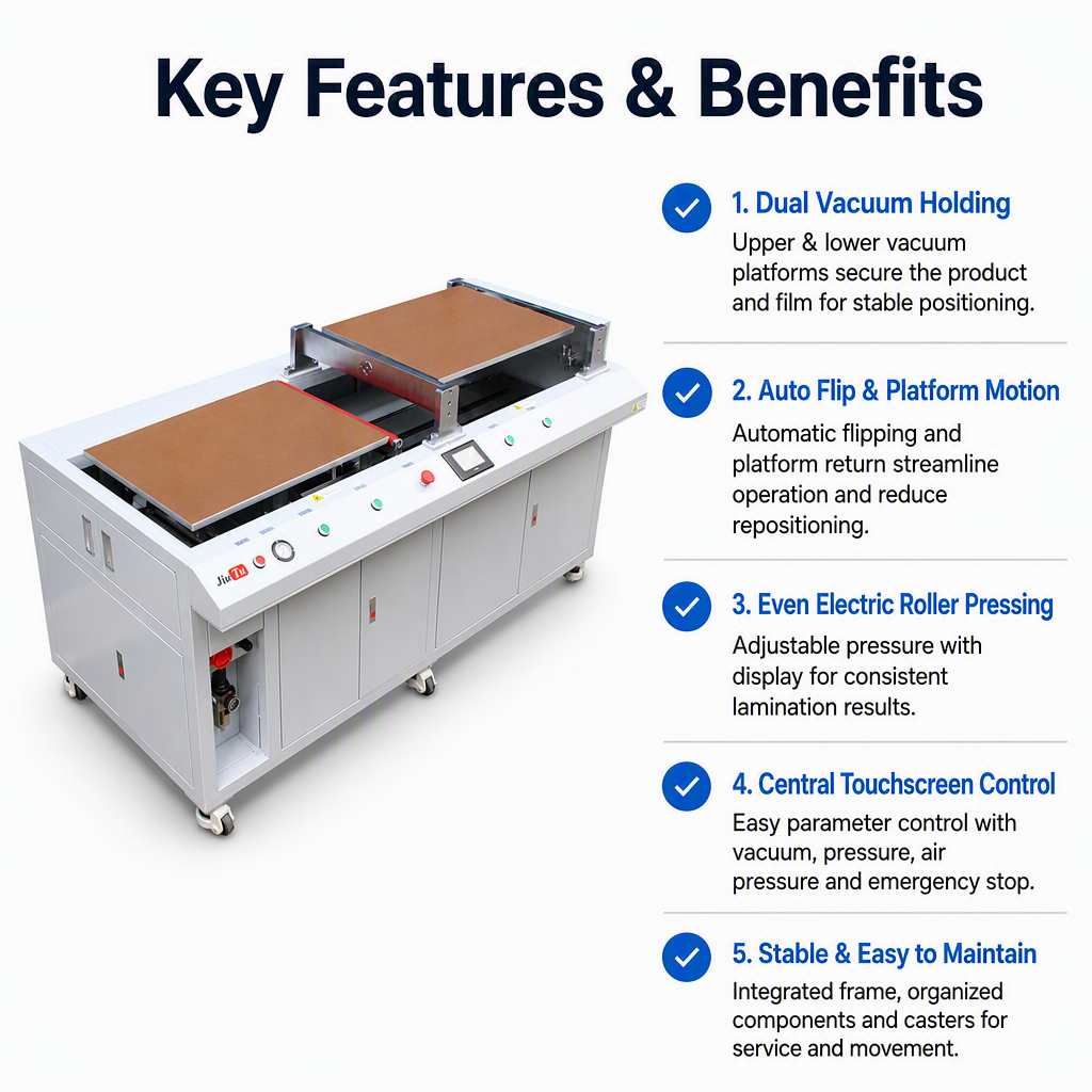 The 400×600 OCA/SCA Film Laminating Machine