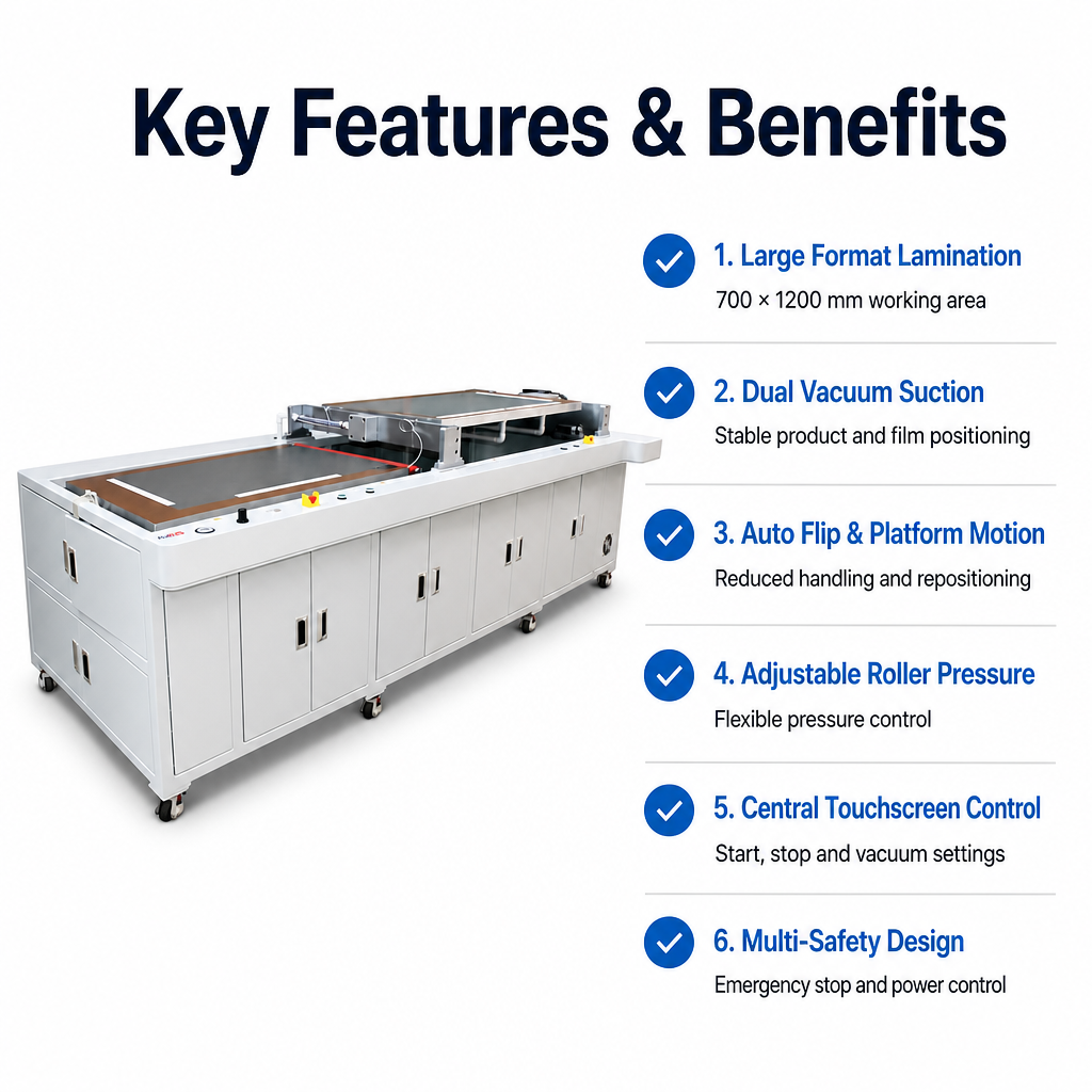 The 700×1200 Film Laminating Machine (Model 9TU-M048A)