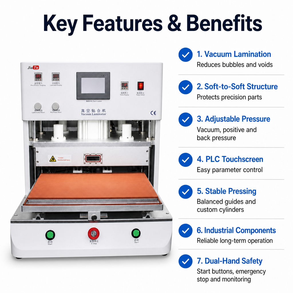 21inch vacuum laminating machine