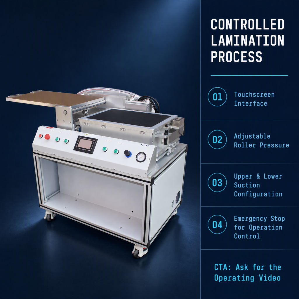 The 300×400 Mesh Film Laminating Machine