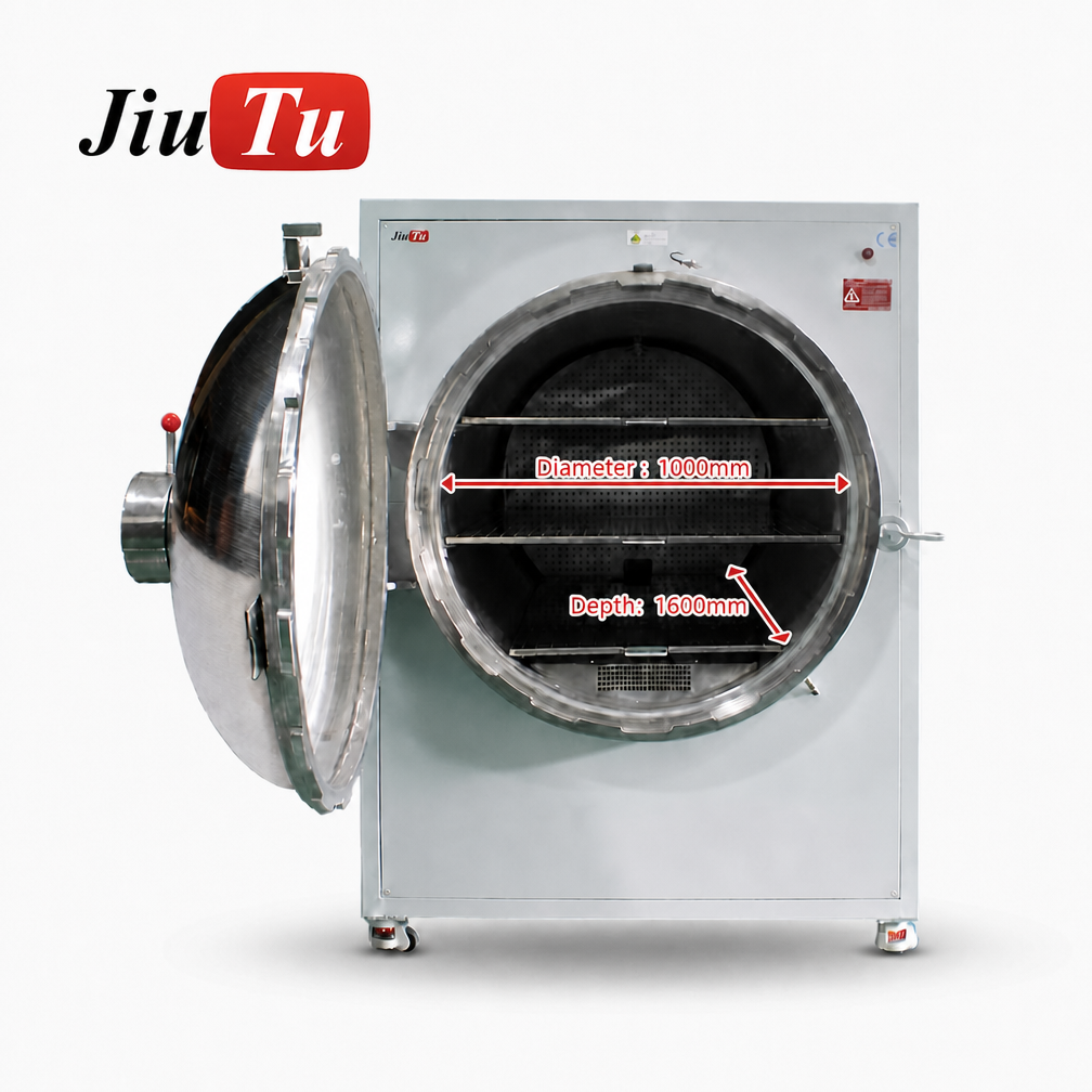 1000 mm Bore × 1600 mm Stainless Steel Bubble Remover Machine