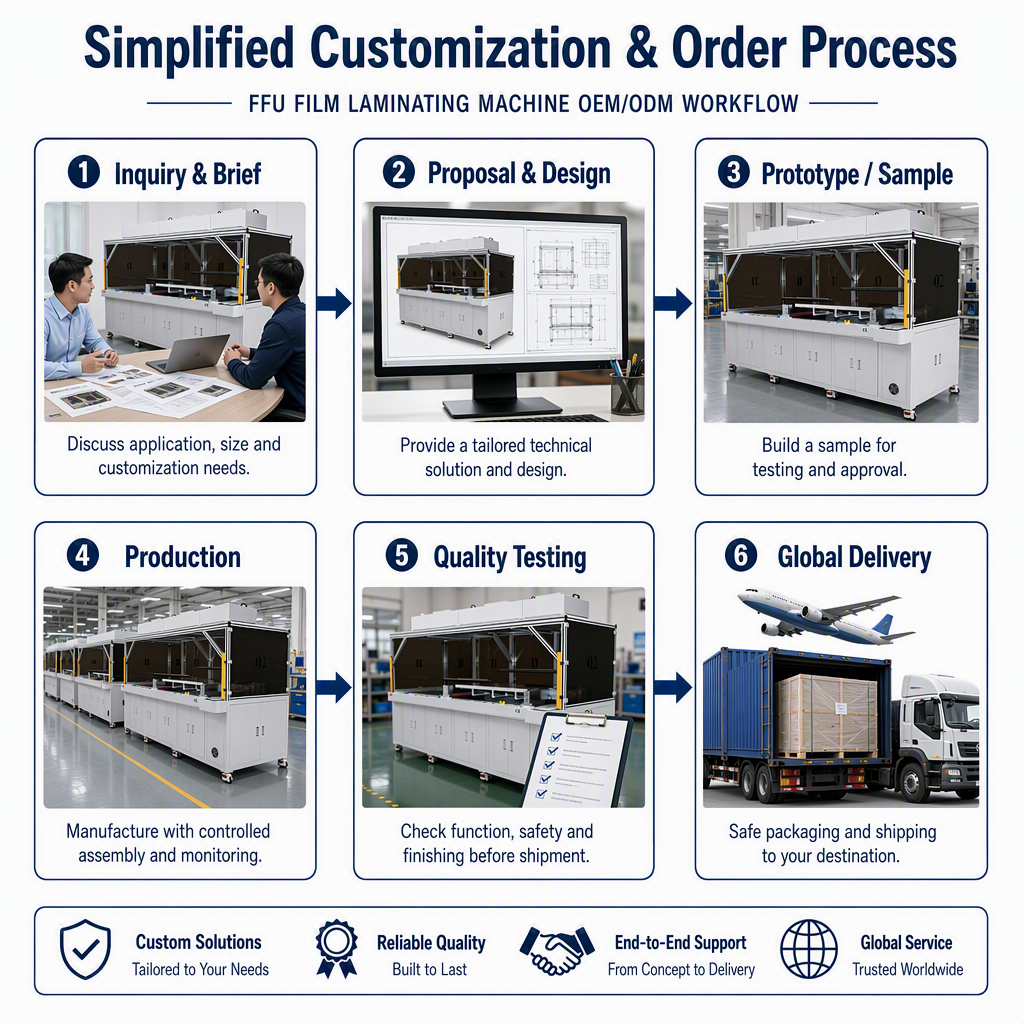 700×1200 Industrial FFU Flip-Type Film Laminating Machine