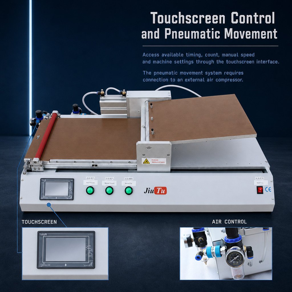 The 300×400 Flip-Plate Lower Roller Film Laminating Machine
