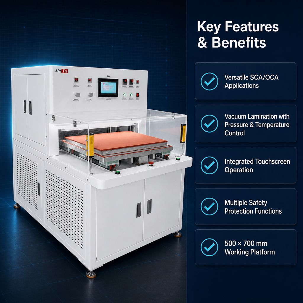 500×700 Laminating Machine for Dust Covers with Grilles