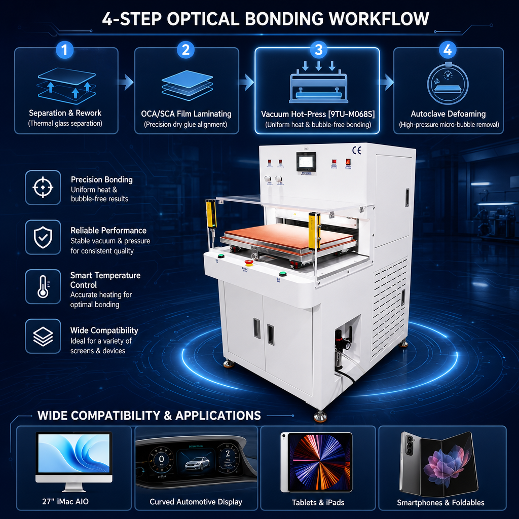 550×380 Laminating Machine with Grid and Dust Cover