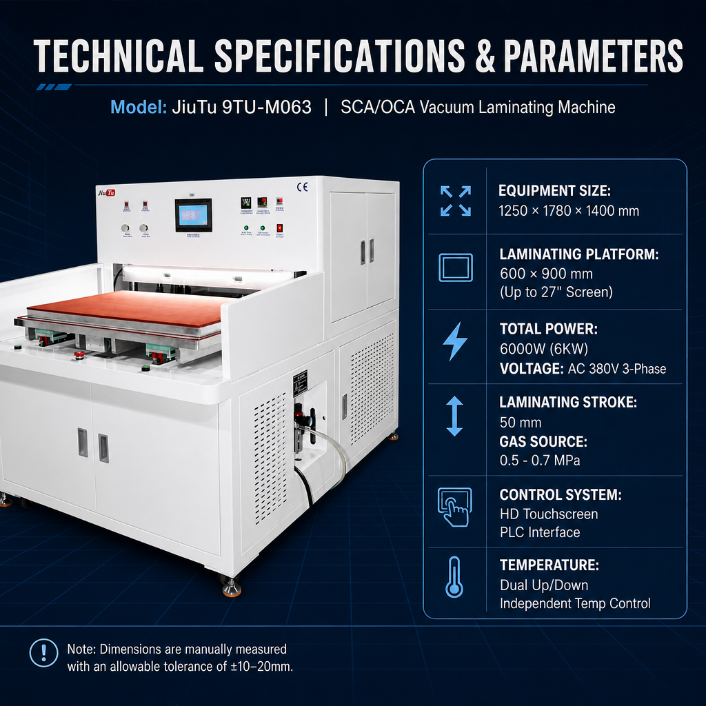 600×900 Vacuum Laminator with Baffles