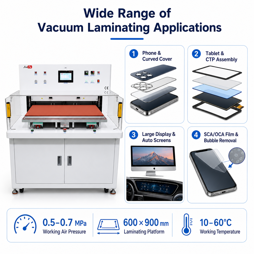600×900 Laminating Machine with Light Curtain and Dust Cover