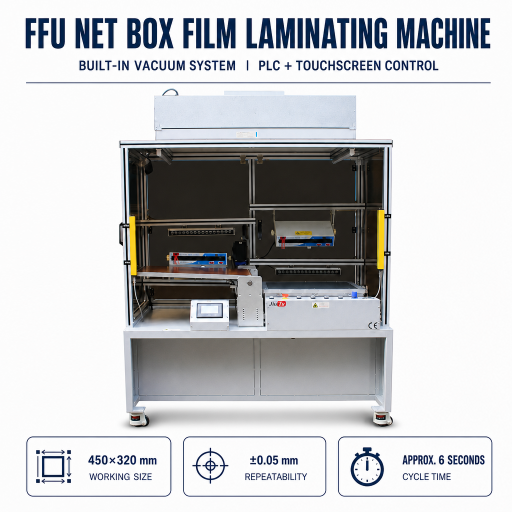 450×320 FFU Mesh Film Laminating Machine