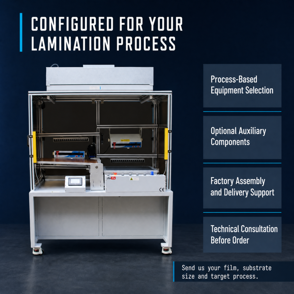 450×320 FFU Mesh Film Laminating Machine