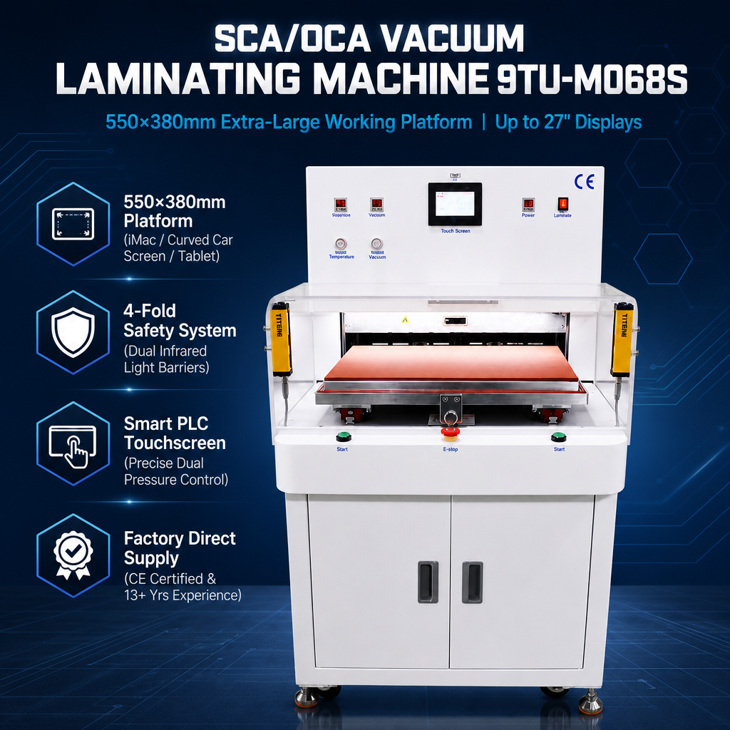 550×380 Laminating Machine with Grid and Dust Cover